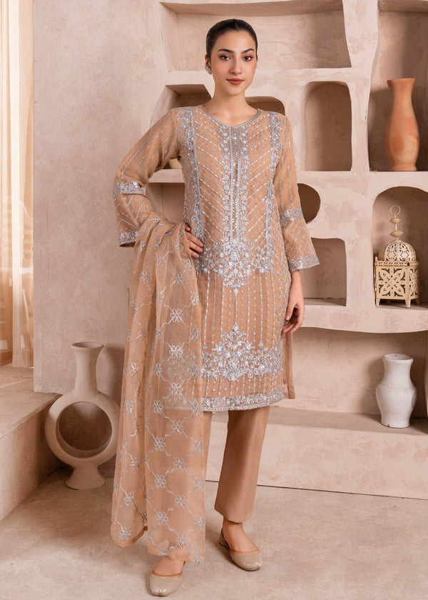 Four Season Boutique JUMMA 3 ORGANZA COFFEE Women 3pcs