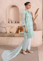 Four Season Boutique CHICKEN KARI ORGANZA ICEBLUE Women 3pcs