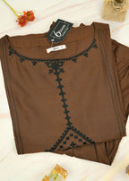 6teen brown embroidered Women 2pcs