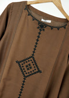6teen brown embroidered Women 2pcs