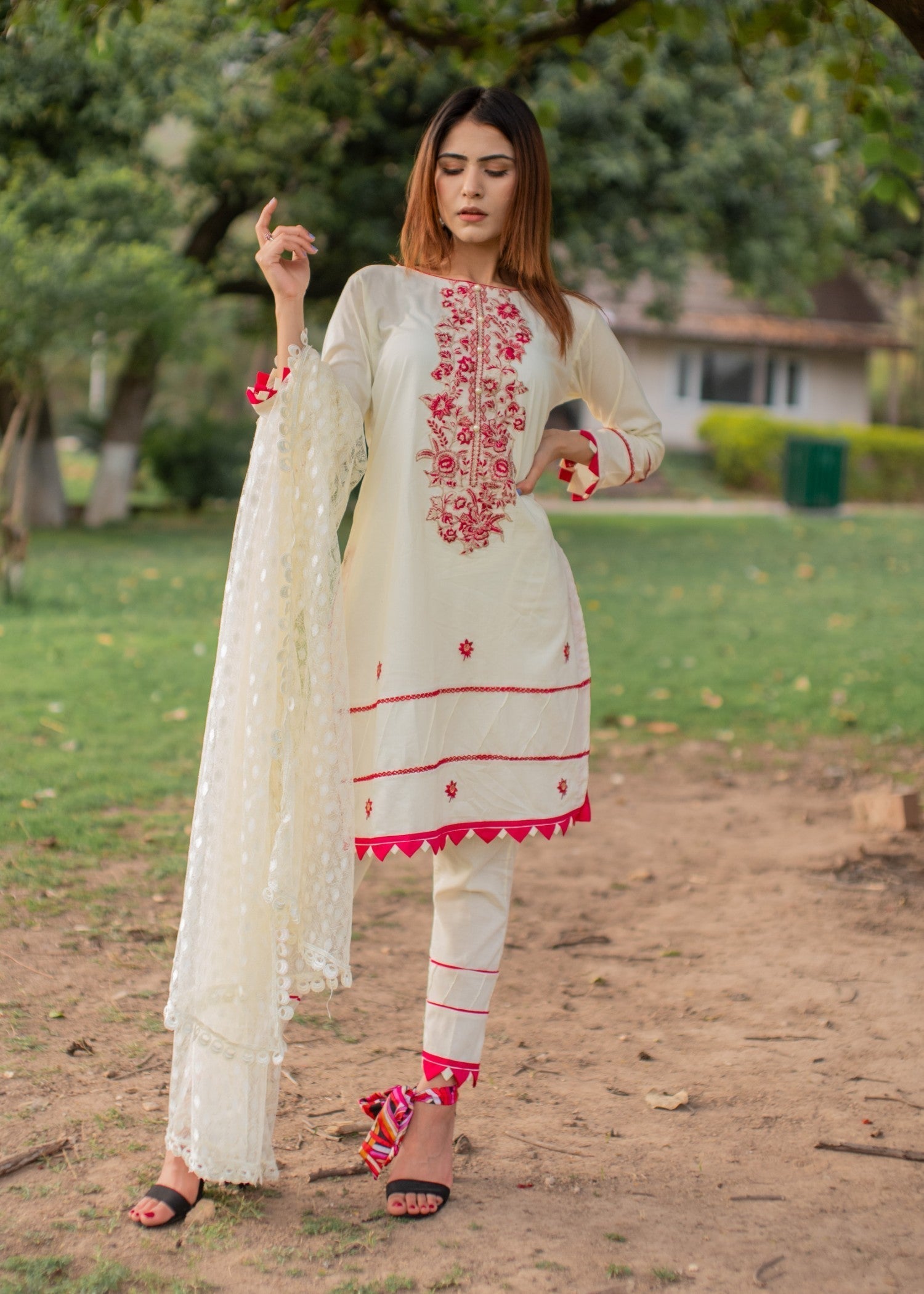 Tassawur Fuchsia Pearl Women 3pcs