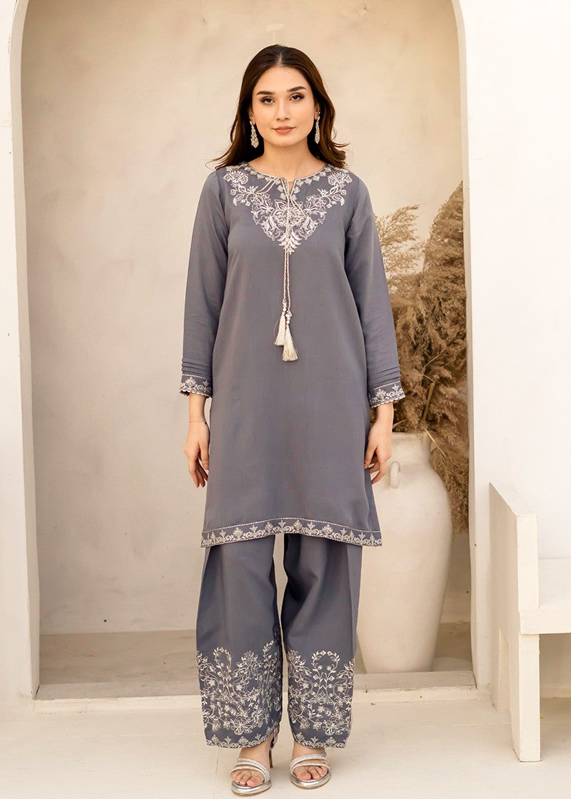 Kross Kulture 01286 Viscose Embroidered Women 2pcs