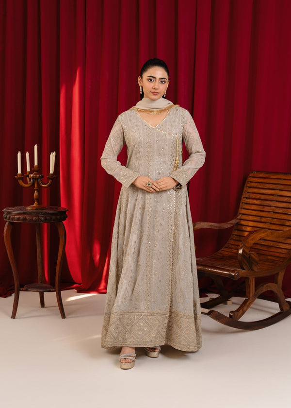 Manahils Angrakha 099 TAN Women 3pcs