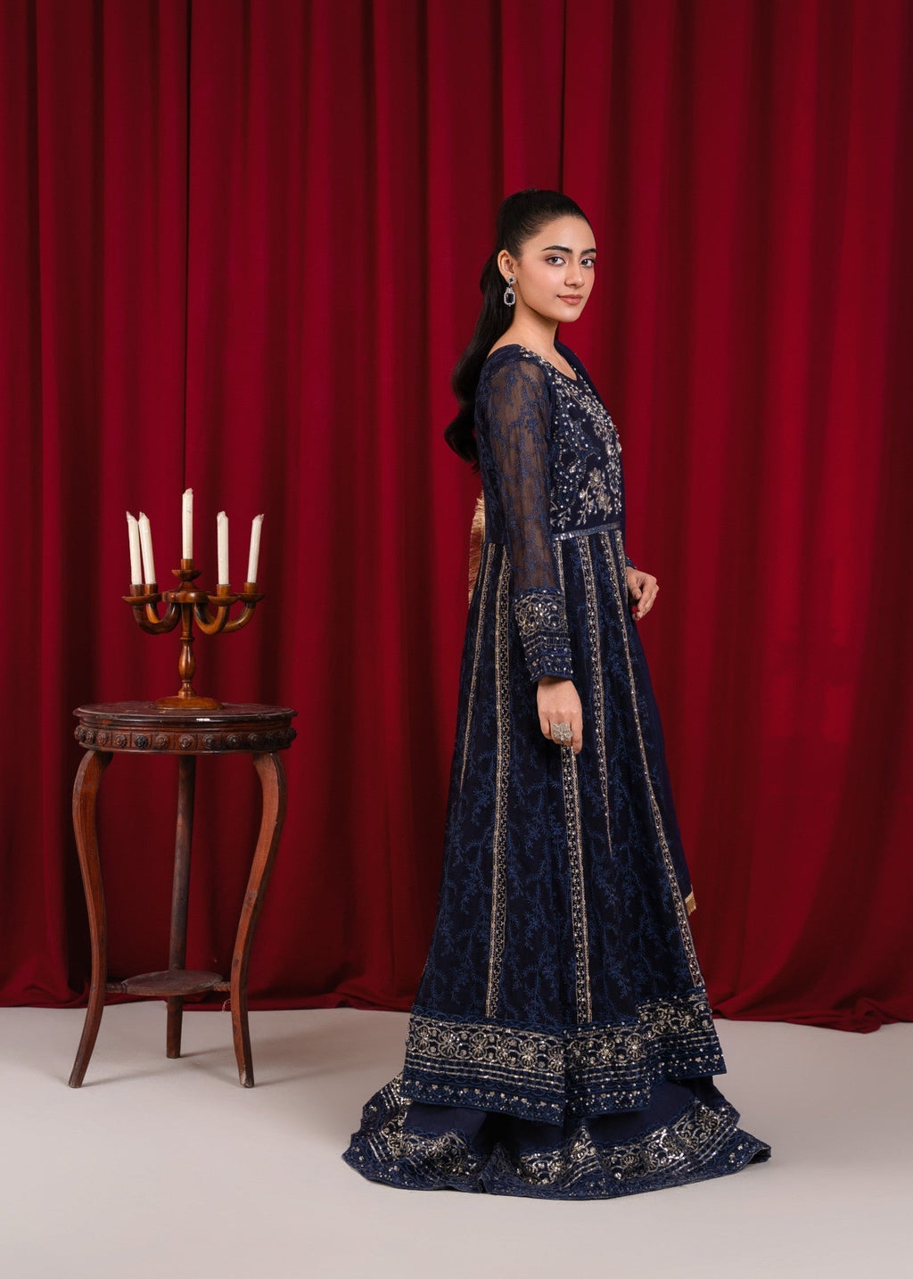 Manahils B 007 NAVY BLUE Women 3pcs