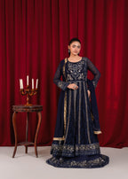 Manahils B 007 NAVY BLUE Women 3pcs