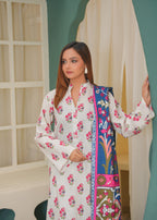 By-East Khaddar Suit Printed Women 3pcs