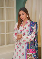 By-East Khaddar Suit Printed Women 3pcs