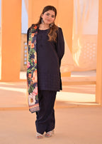 Rangoon Clothing Asmara Blue Women 3pcs