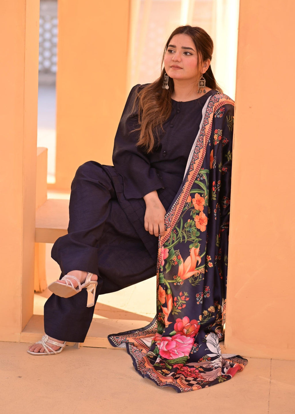 Rangoon Clothing Asmara Blue Women 3pcs