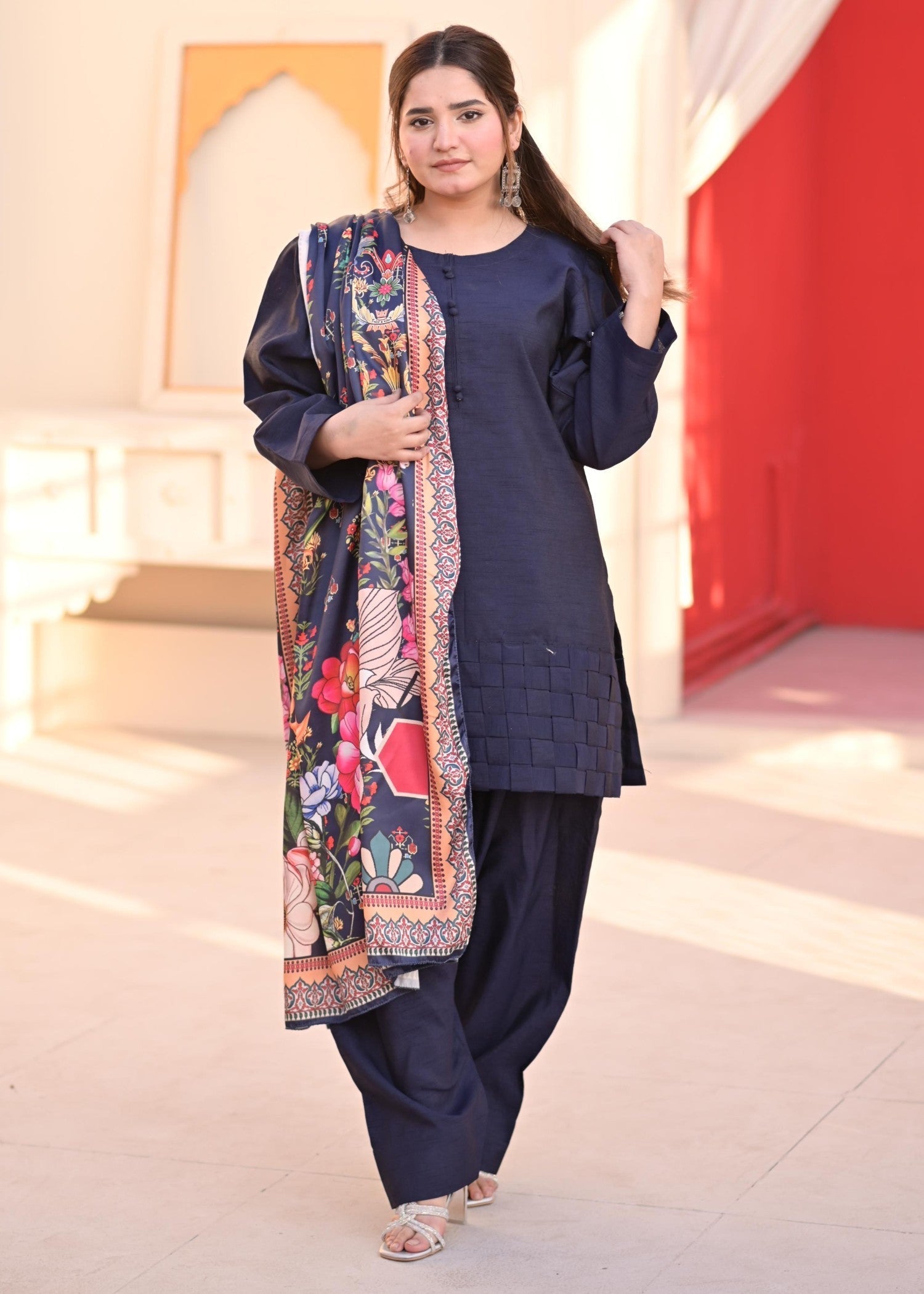 Rangoon Clothing Asmara Blue Women 3pcs