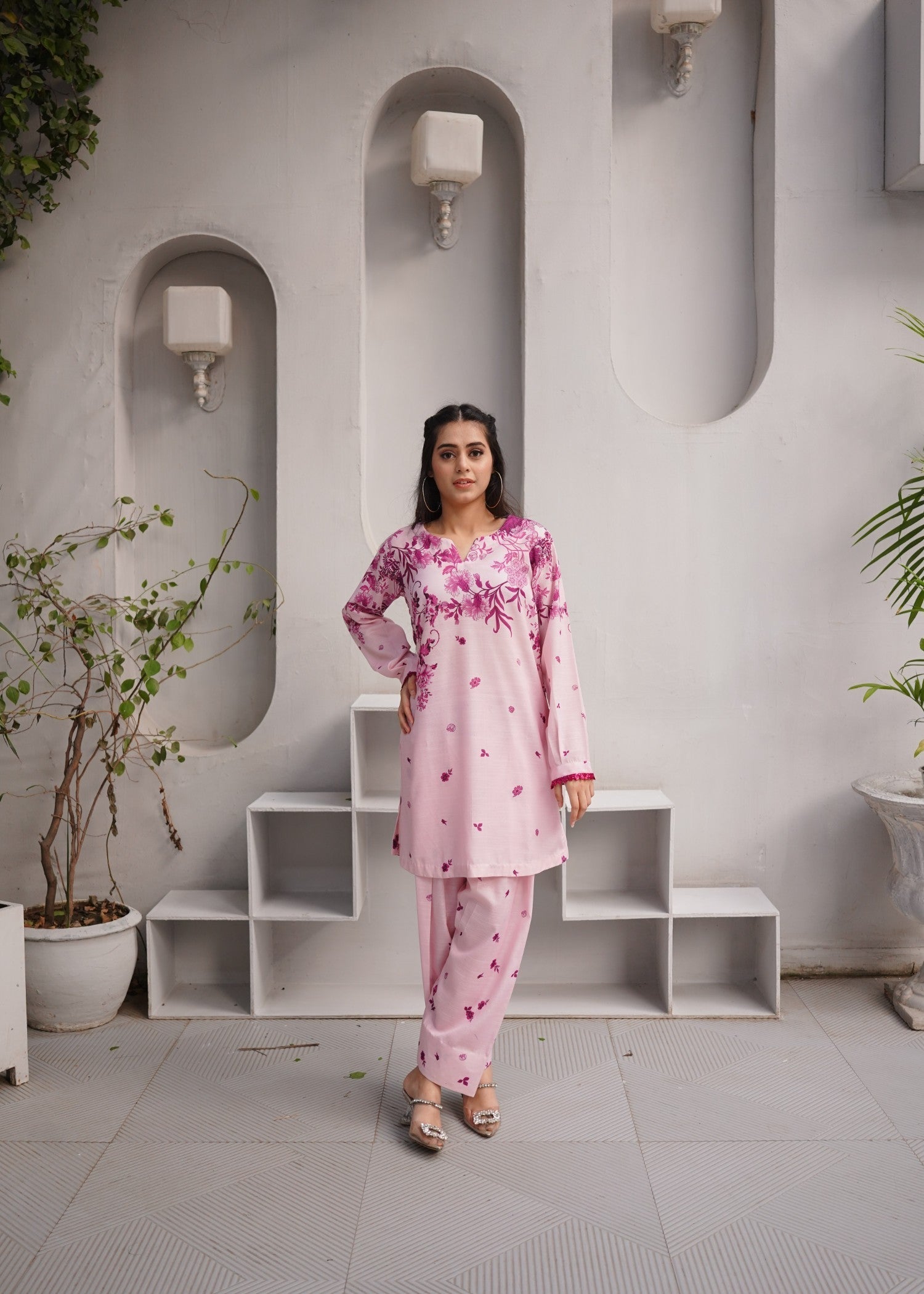 Dynamites Apparel Lilac Hue Women 2pcs