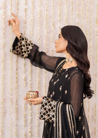 Rang-e-Haya Sunghar (Black) Women 4pcs