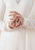 Rang-e-Haya Zeenat (White) Women 4pcs