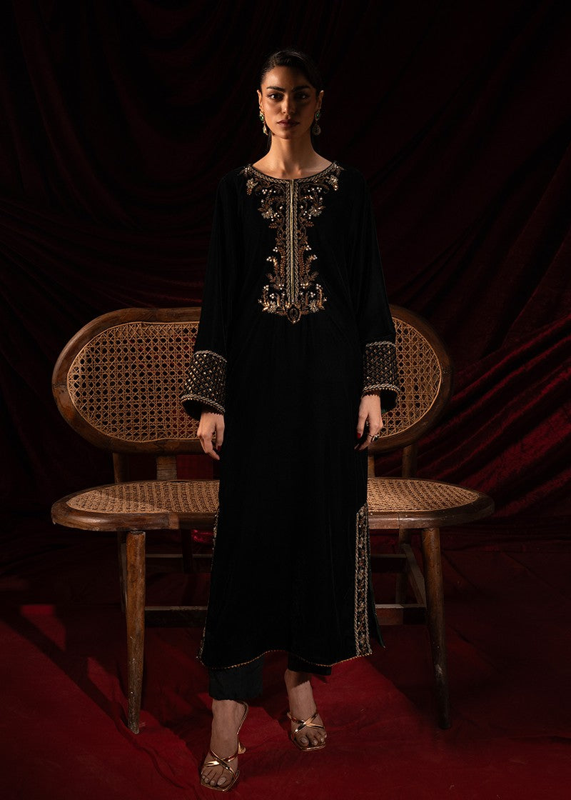 Kross Kulture 1428 VELVET LONG SHIRT Women 1pcs