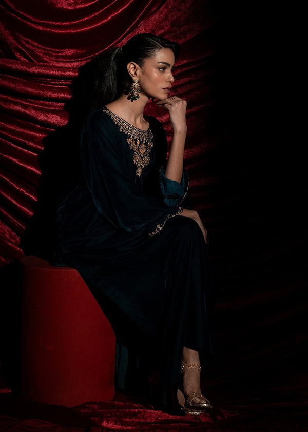 Kross Kulture 1424 Velvet Long Shirt Women 1pcs