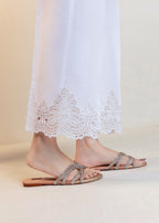 Cinq Apparel Chopped Pants D 9246 White Women 1pcs