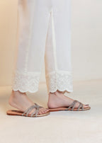 Cinq Apparel Cigarette Pants D 9251 Cream Women 1pcs