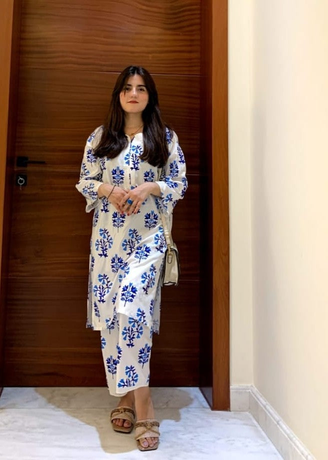 Gulposh Kanwal (Stitched ) White Women 2pcs