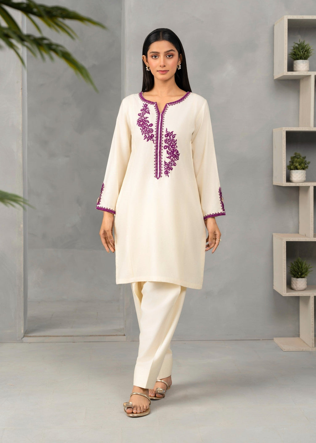 Sahibas By Mirza Sheeza Purple Women 2pcs