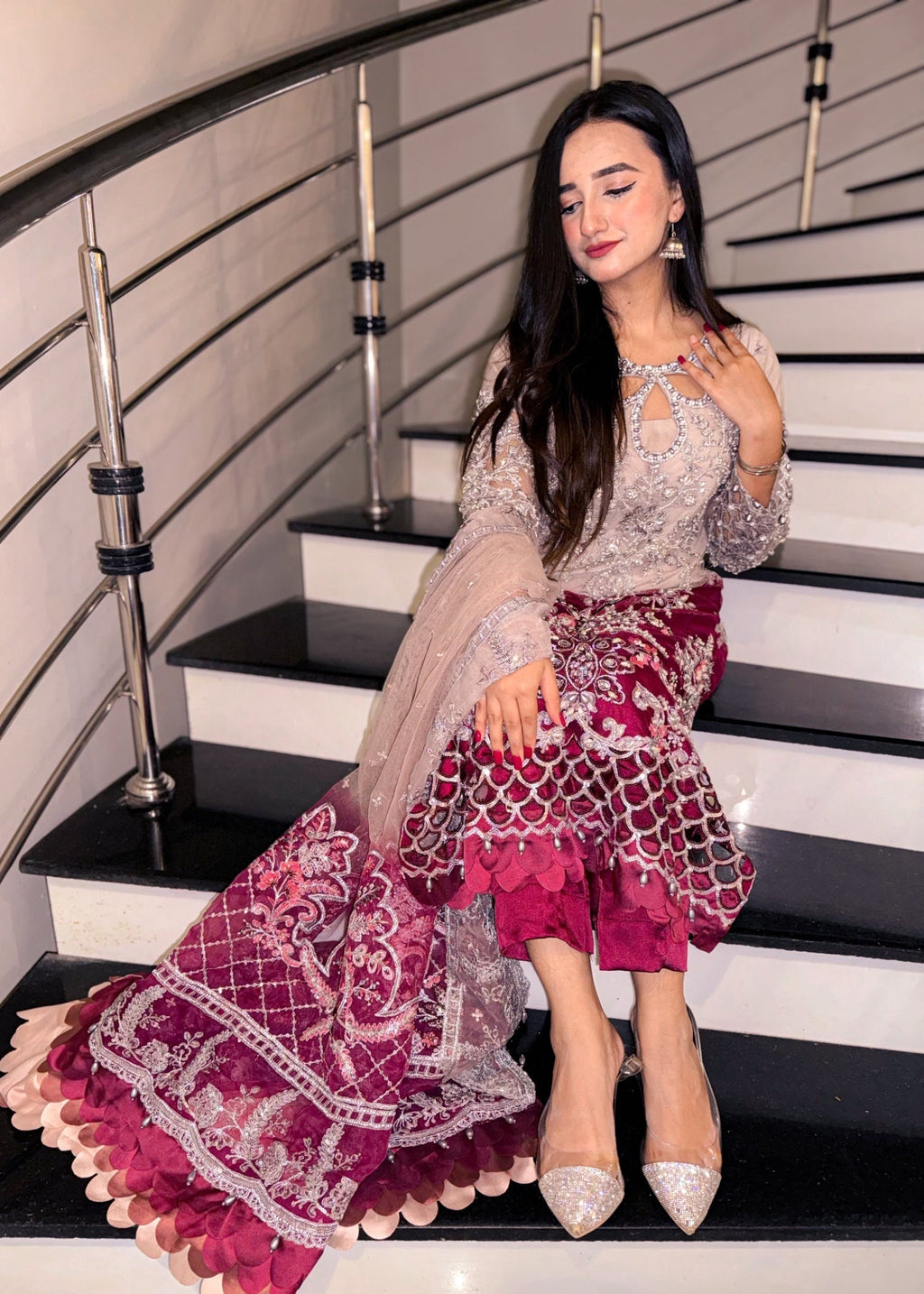 Suits By Sadia Mb 2tone Women 3pcs