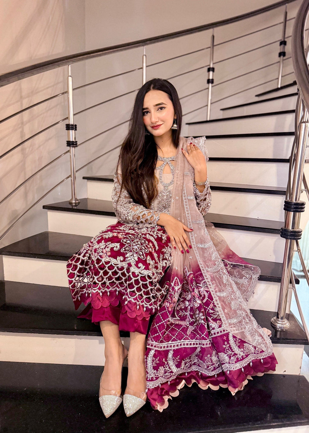 Suits By Sadia Mb 2tone Women 3pcs