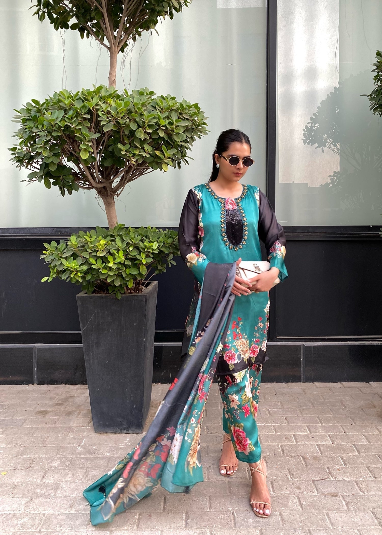 Suits By Sadia Silk Lulu Women 3pcs