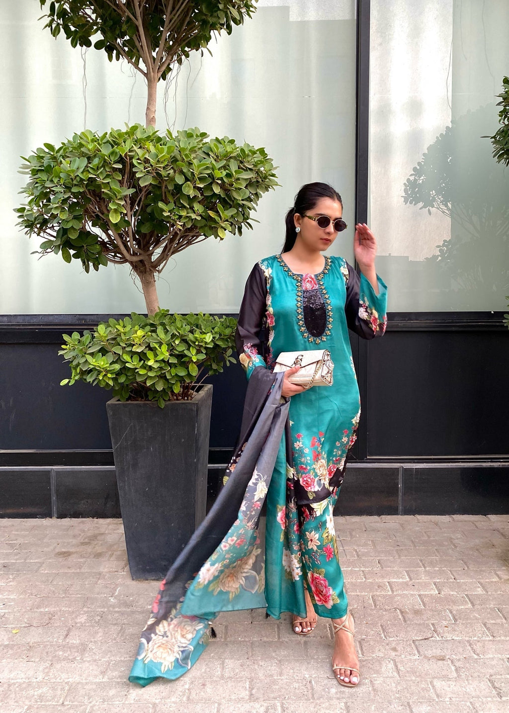 Suits By Sadia Silk Lulu Women 3pcs