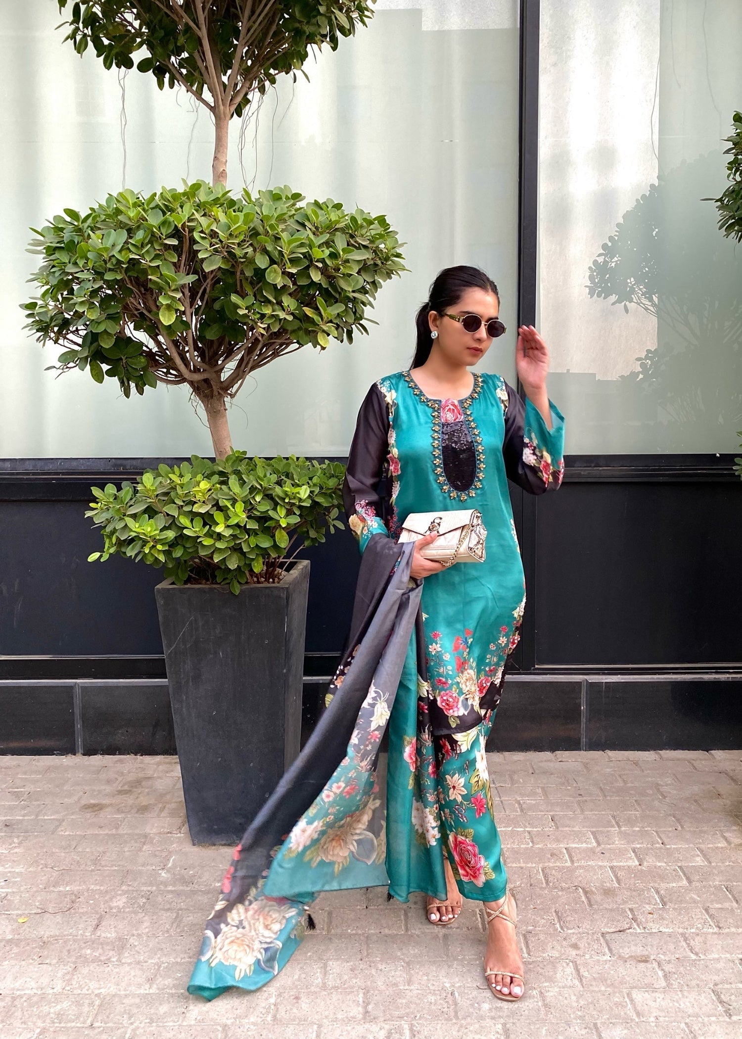 Suits By Sadia Silk Lulu Women 3pcs