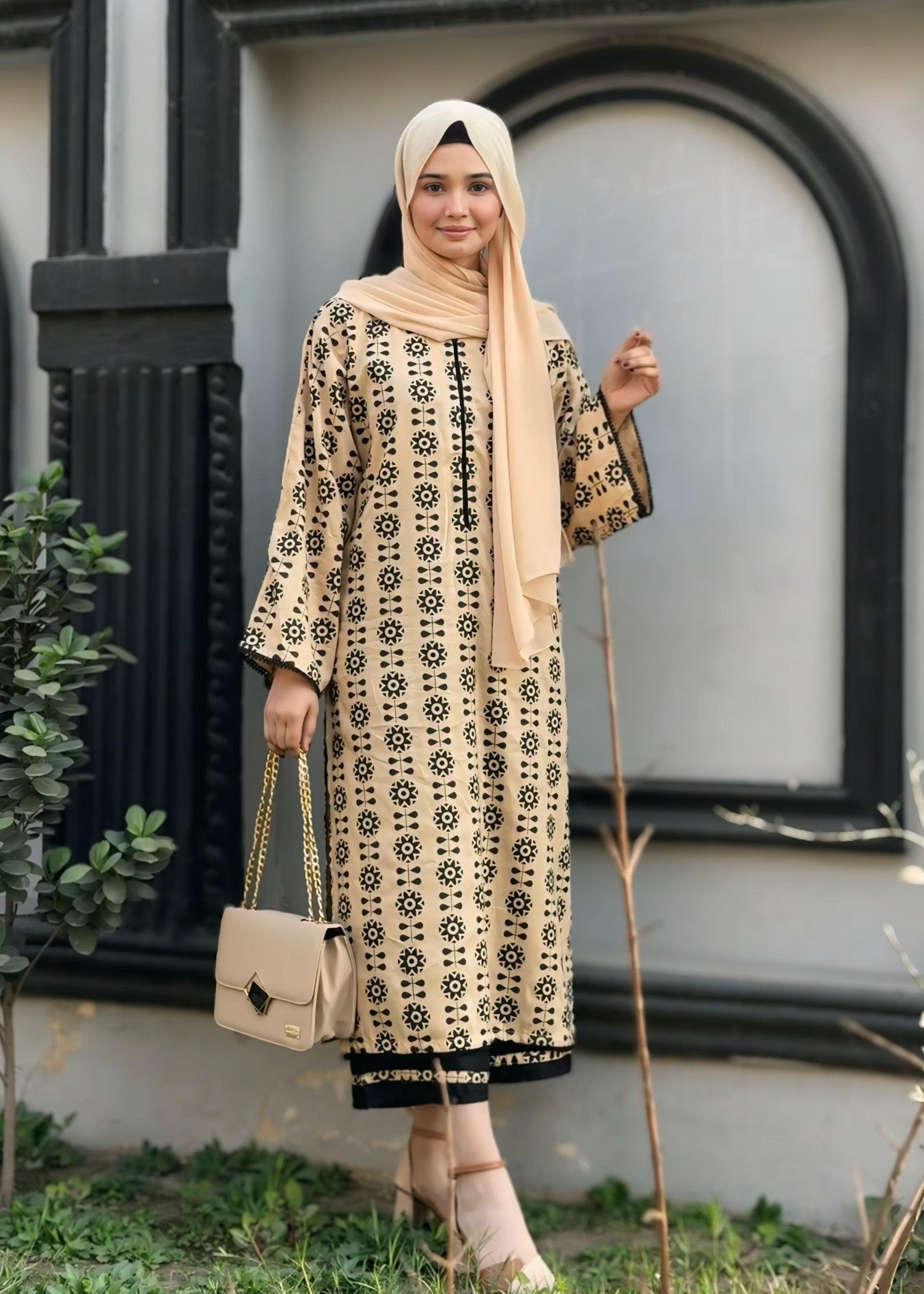 B.K Clothings Afreena 2pice Women 2pcs