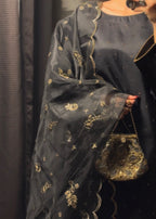 Suits By Sadia Black love Women 3pcs