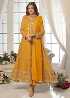 Al-Harir Apparel Rehana Mustard Women 3pcs