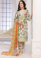 Polawn PD 25 201 A | BAHAR PRET LAWN COLLECTION Women 3pcs