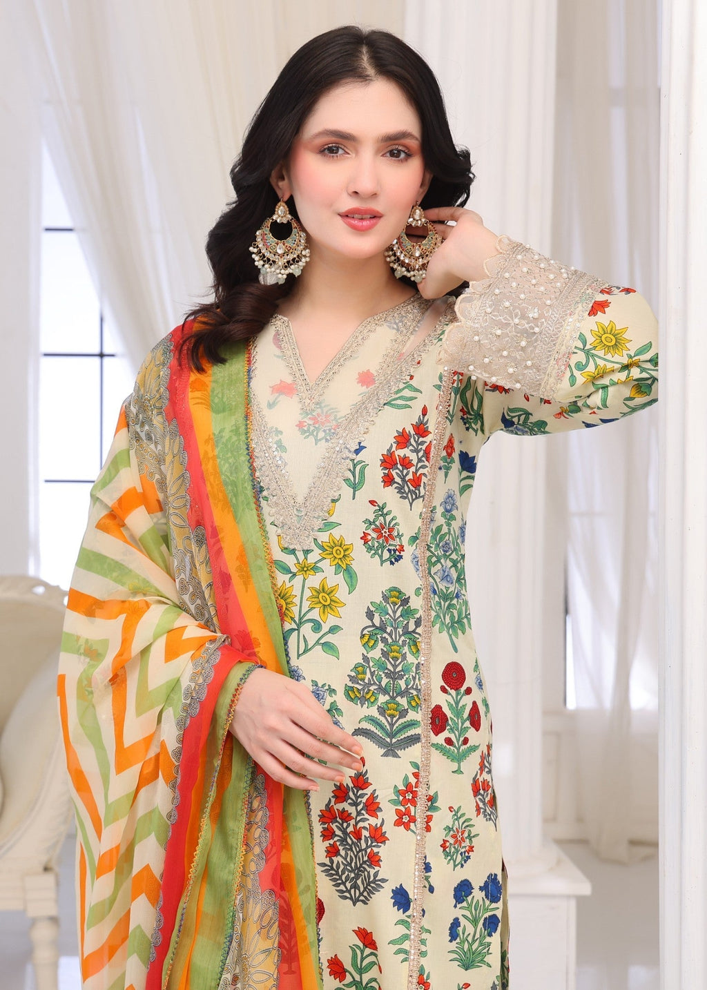 Polawn PD 25 201 A | BAHAR PRET LAWN COLLECTION Women 3pcs