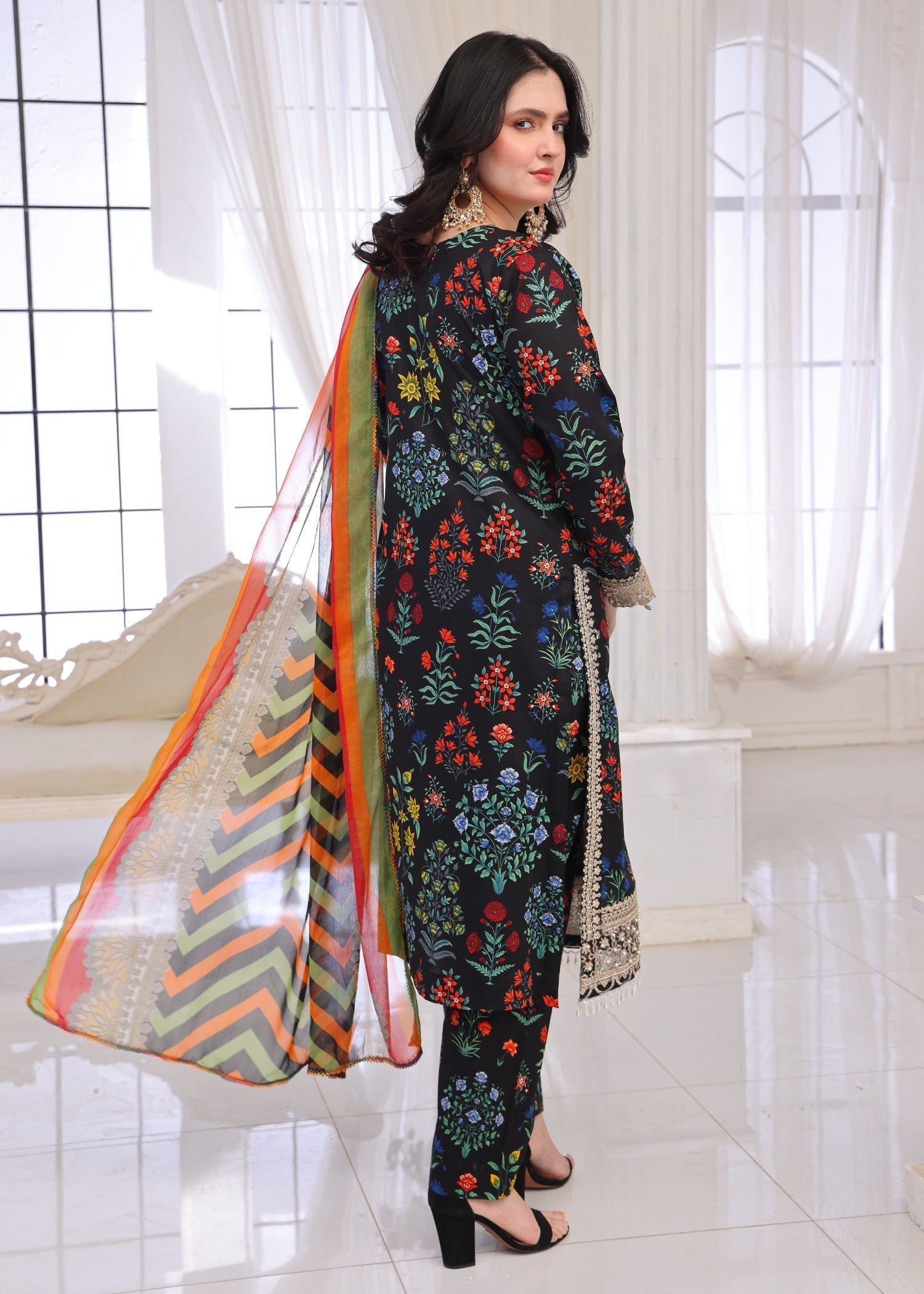 Polawn PD 25 201 B | BAHAR PRET LAWN COLLECTION Women 3pcs