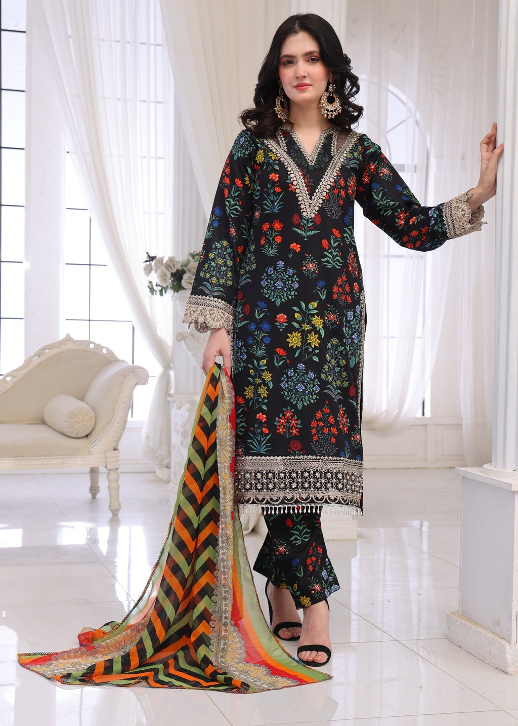 Polawn PD 25 201 B | BAHAR PRET LAWN COLLECTION Women 3pcs