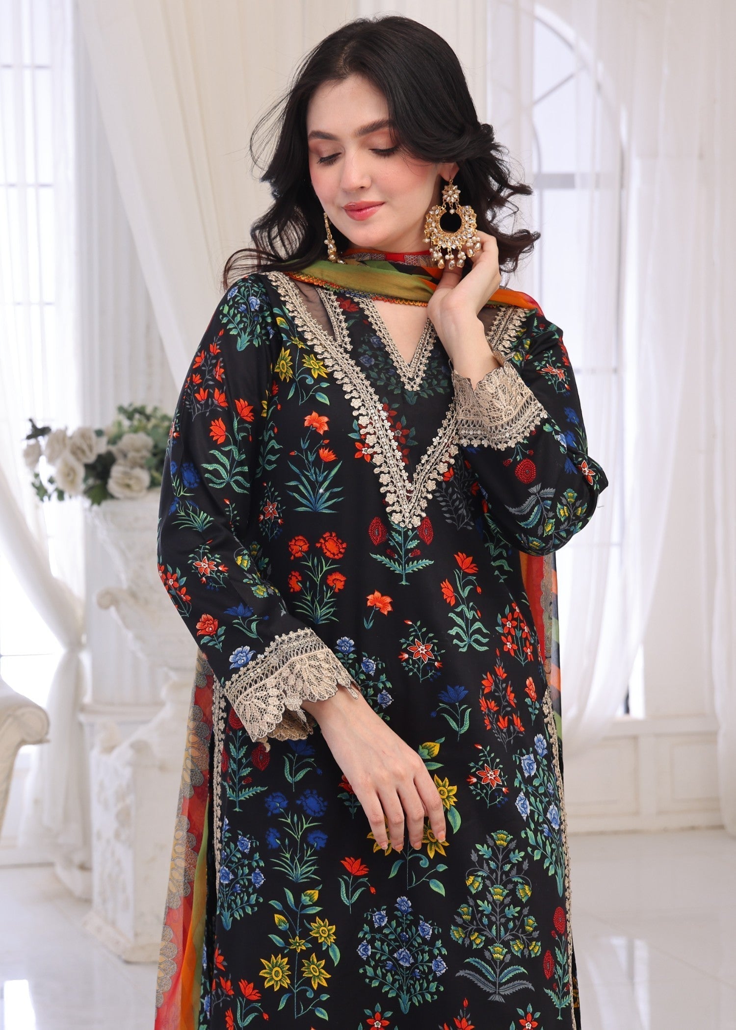 Polawn PD 25 201 B | BAHAR PRET LAWN COLLECTION Women 3pcs