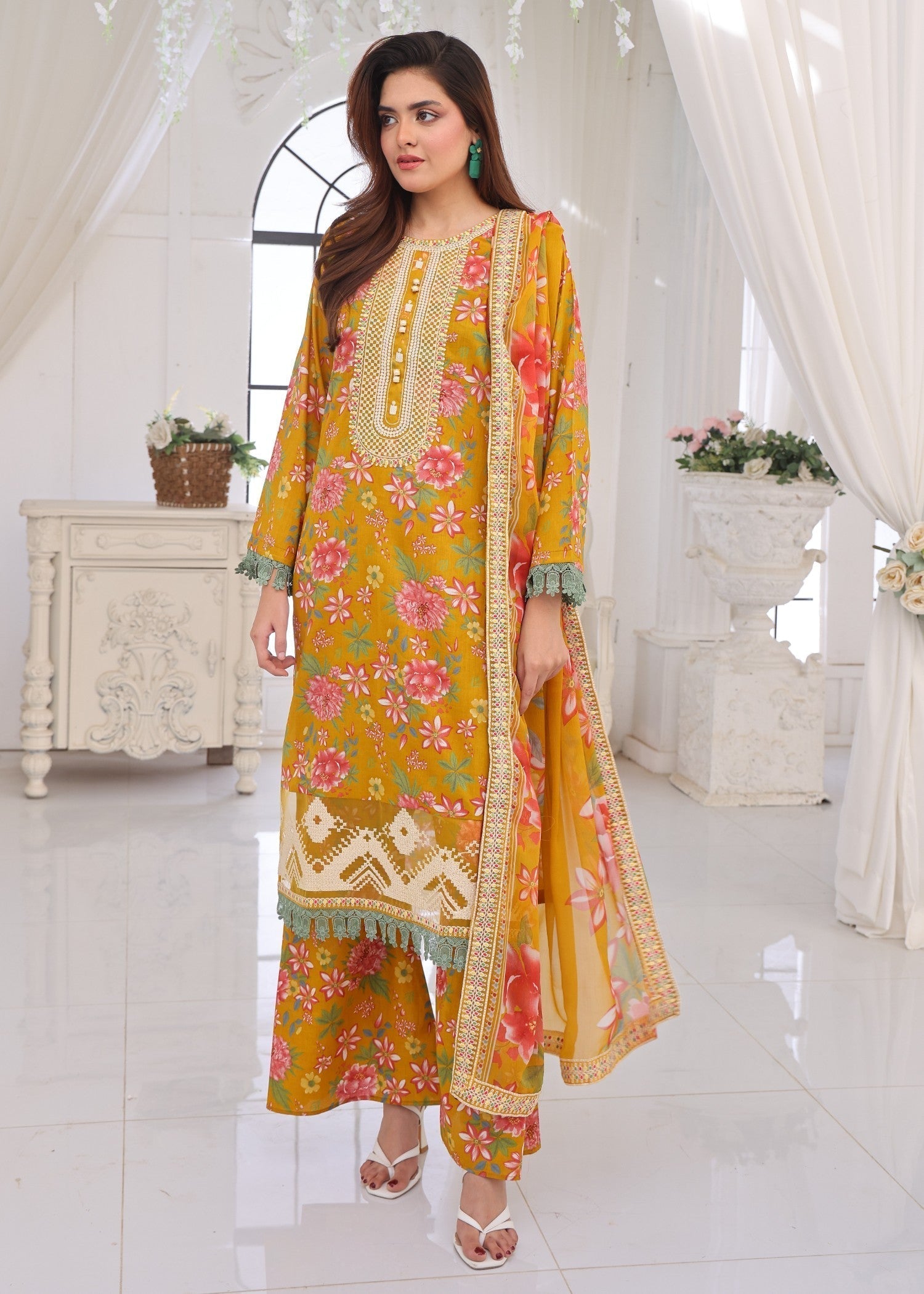 Polawn PD 25 204 A | BAHAR PRET LAWN COLLECTION Women 3pcs