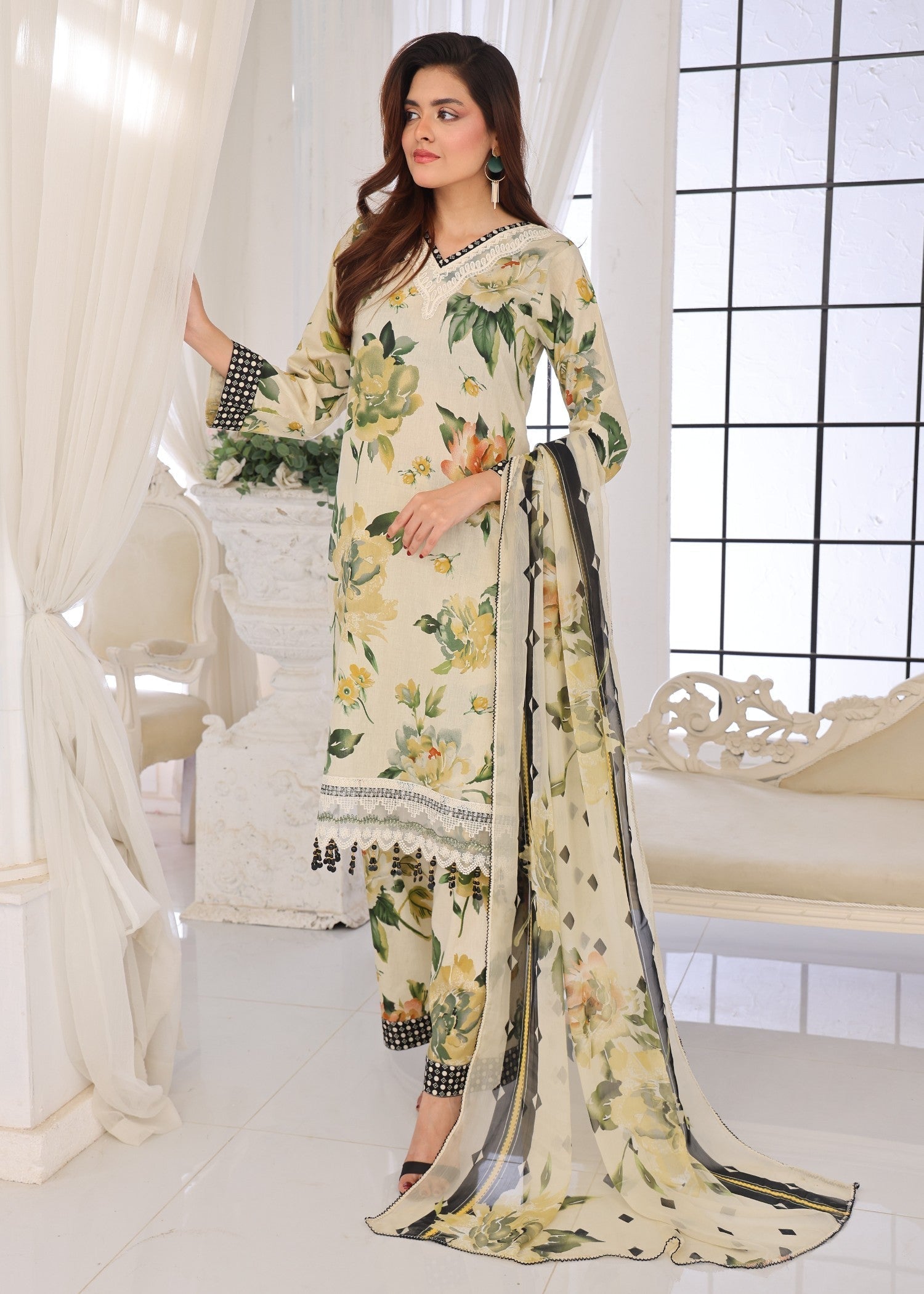 Polawn PD 25 205 A | BAHAR PRET LAWN COLLECTION Women 3pcs
