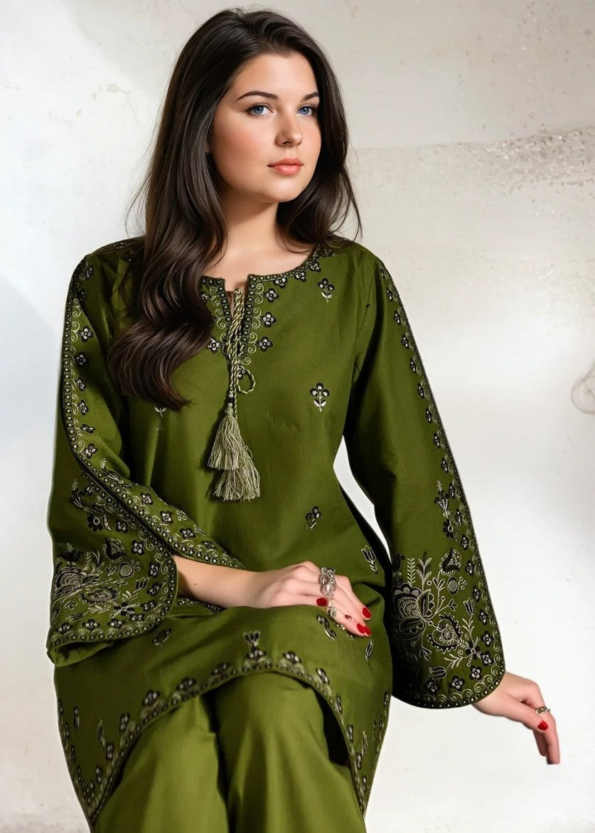 Chaudhary Arts Hijab Embroidered Women 2pcs