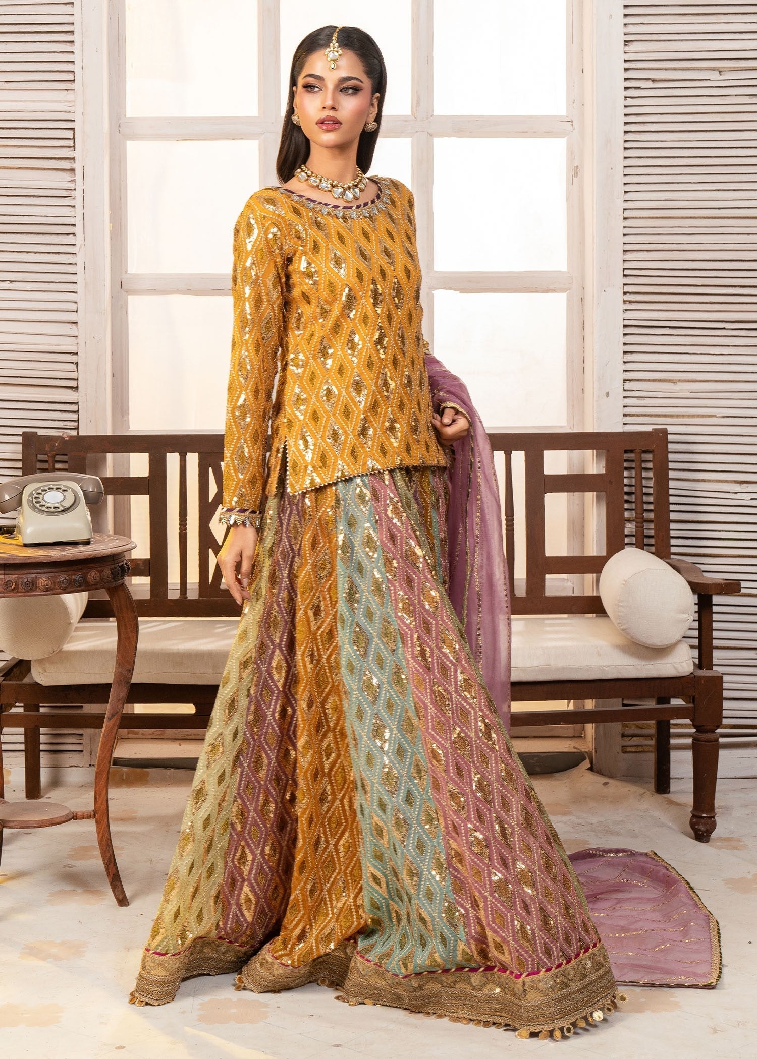 Ayesha Closet Sitara Multicolor Charm Women 3pcs