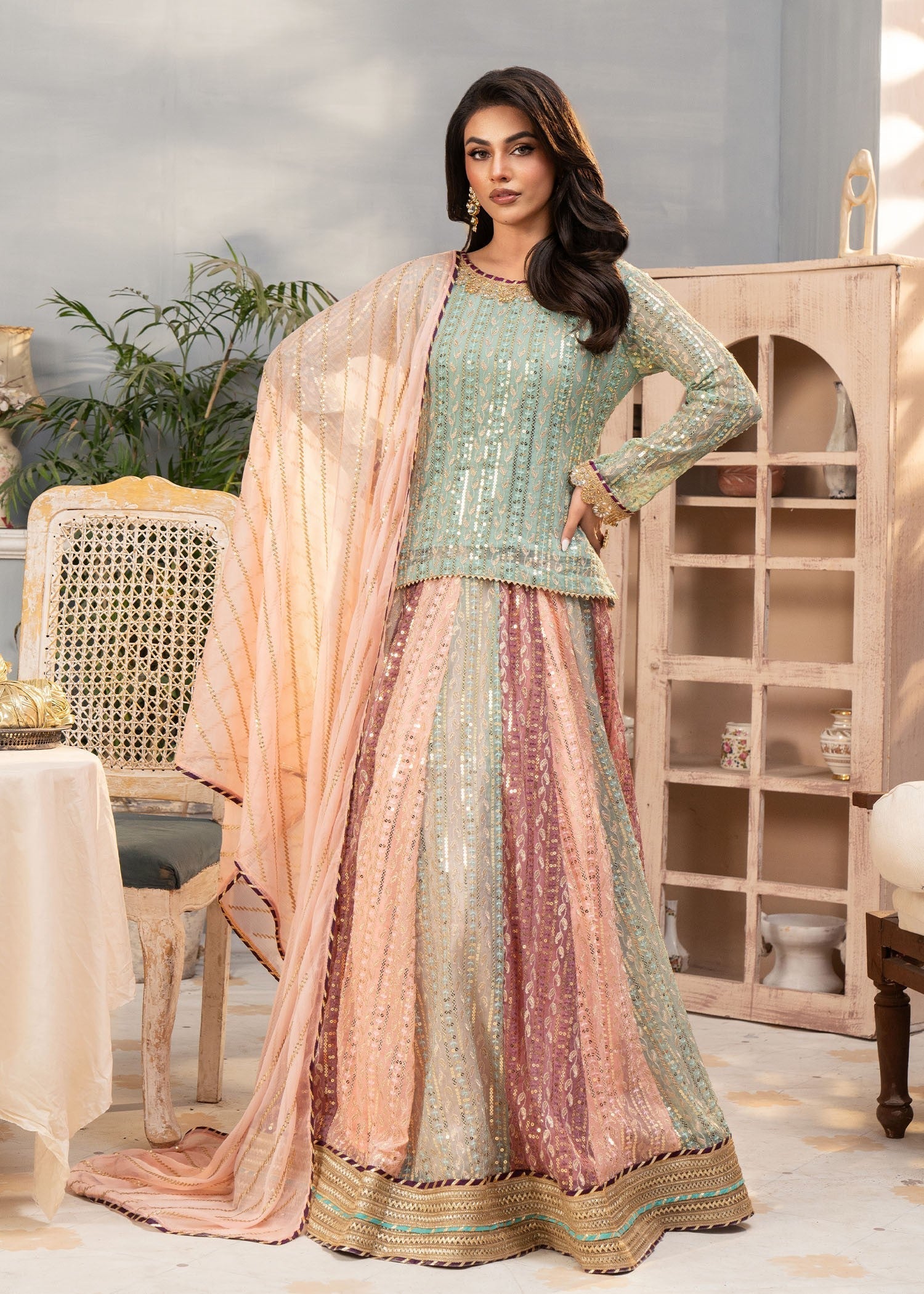 Ayesha Closet Shadmani Color Nexus Women 3pcs