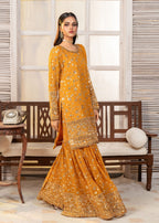 Ayesha Closet Mehdi Mustard Women 3pcs