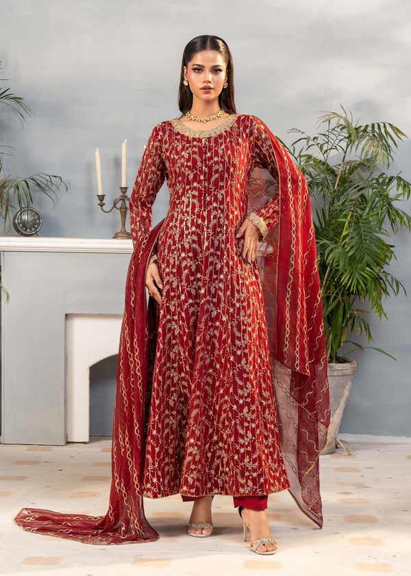 Ayesha Closet Shama Red Women 3pcs