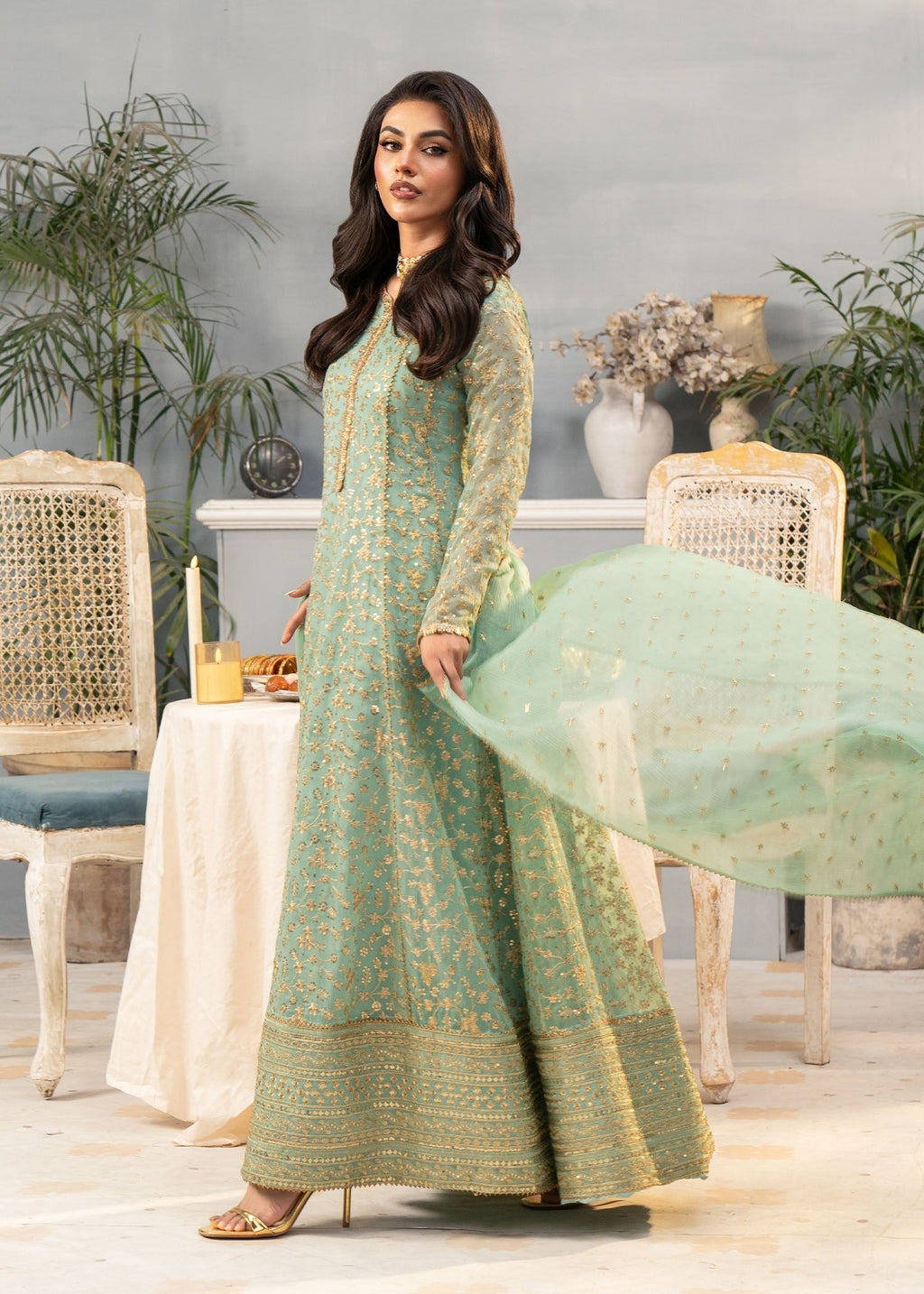 Ayesha Closet Sawariya Pastel Green Women 3pcs