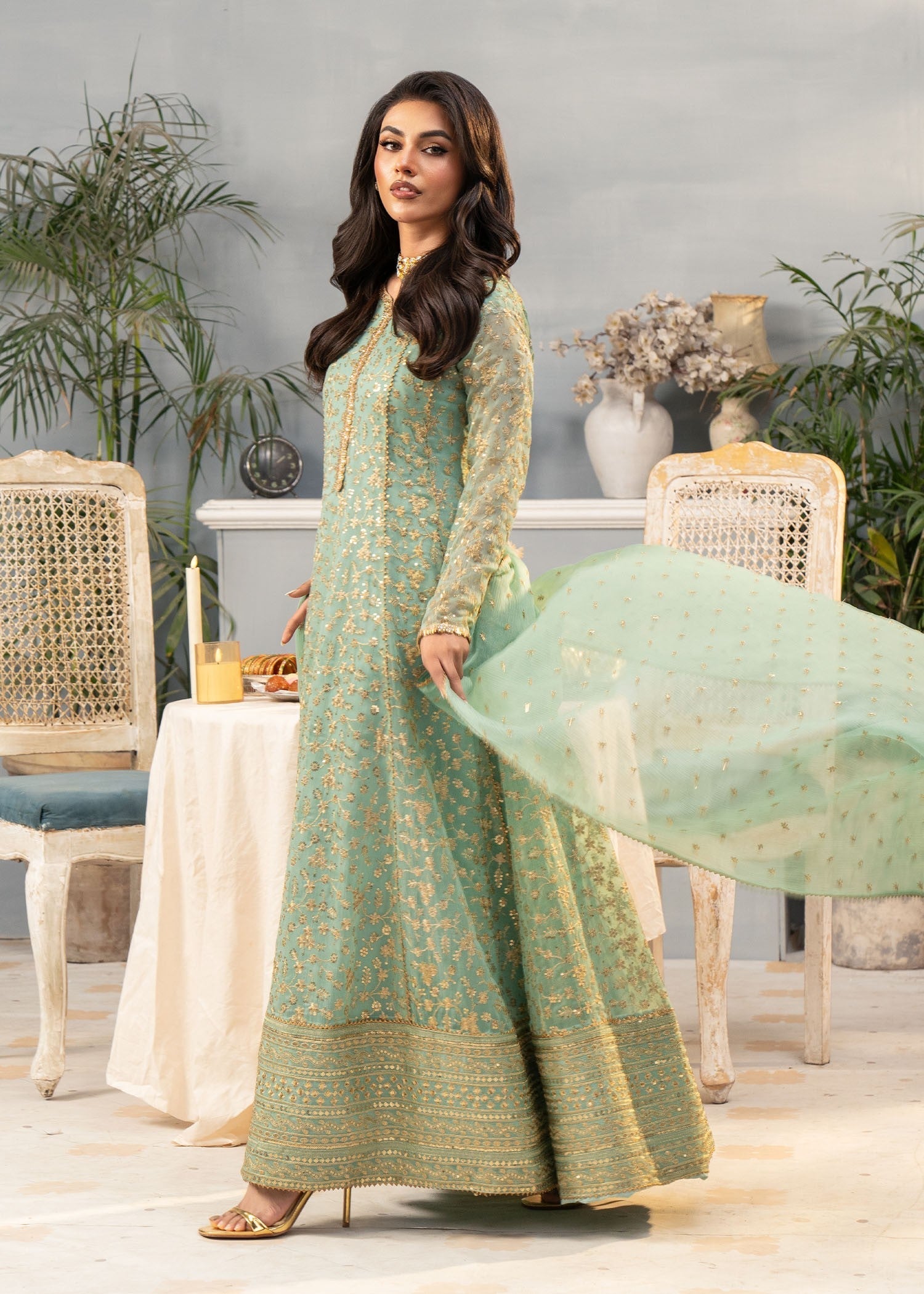 Ayesha Closet Sawariya Pastel Green Women 3pcs