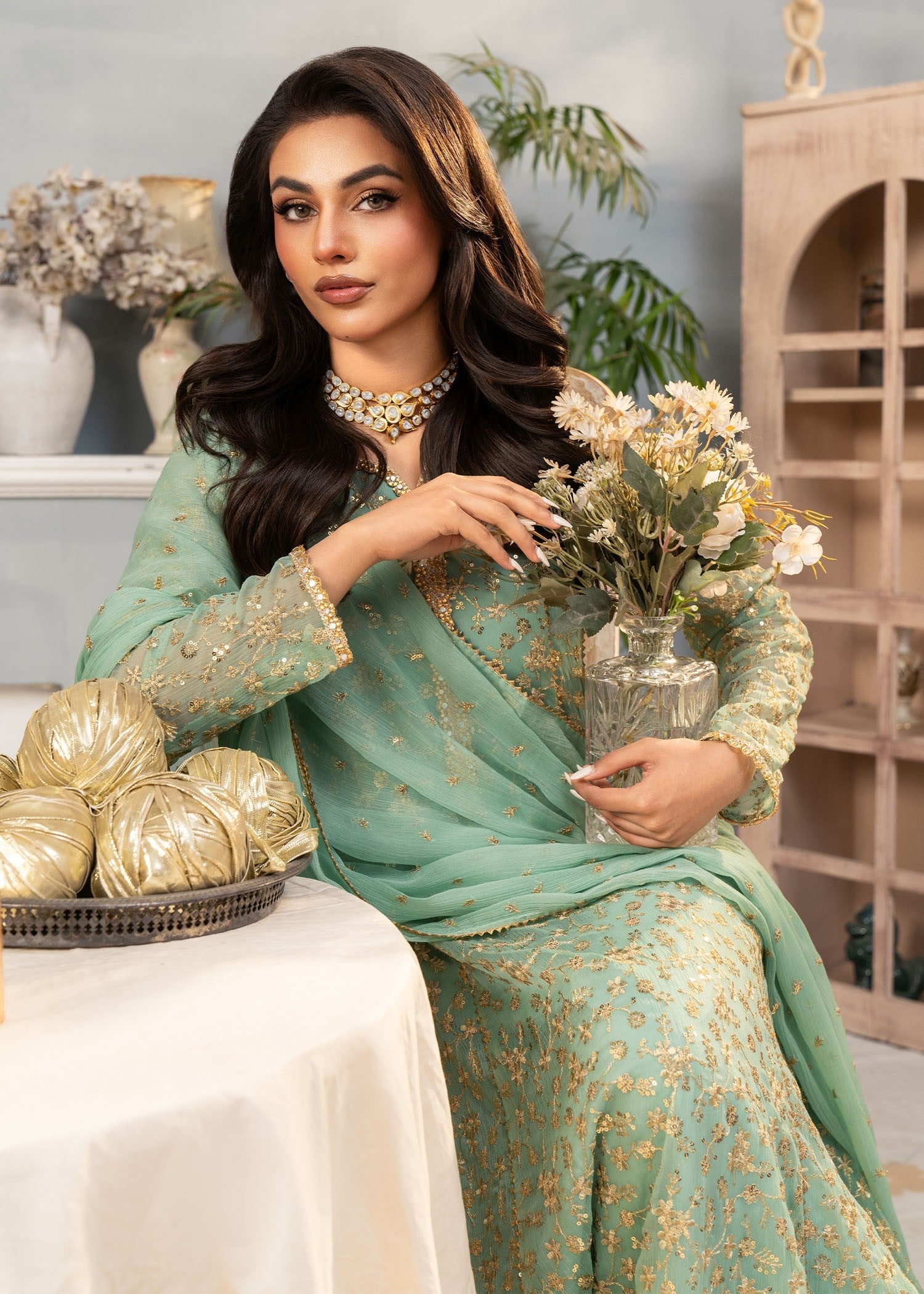 Ayesha Closet Sawariya Pastel Green Women 3pcs