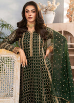 Ayesha Closet Shehzadi Bottle Green Women 3pcs