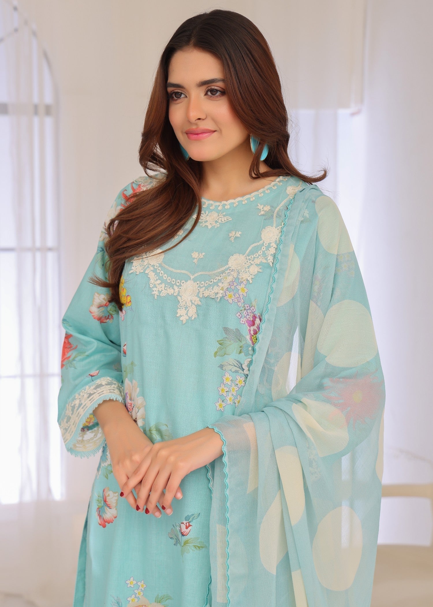 Polawn PD 25 304 | GULZAR PRET LAWN COLLECTION Women 3pcs