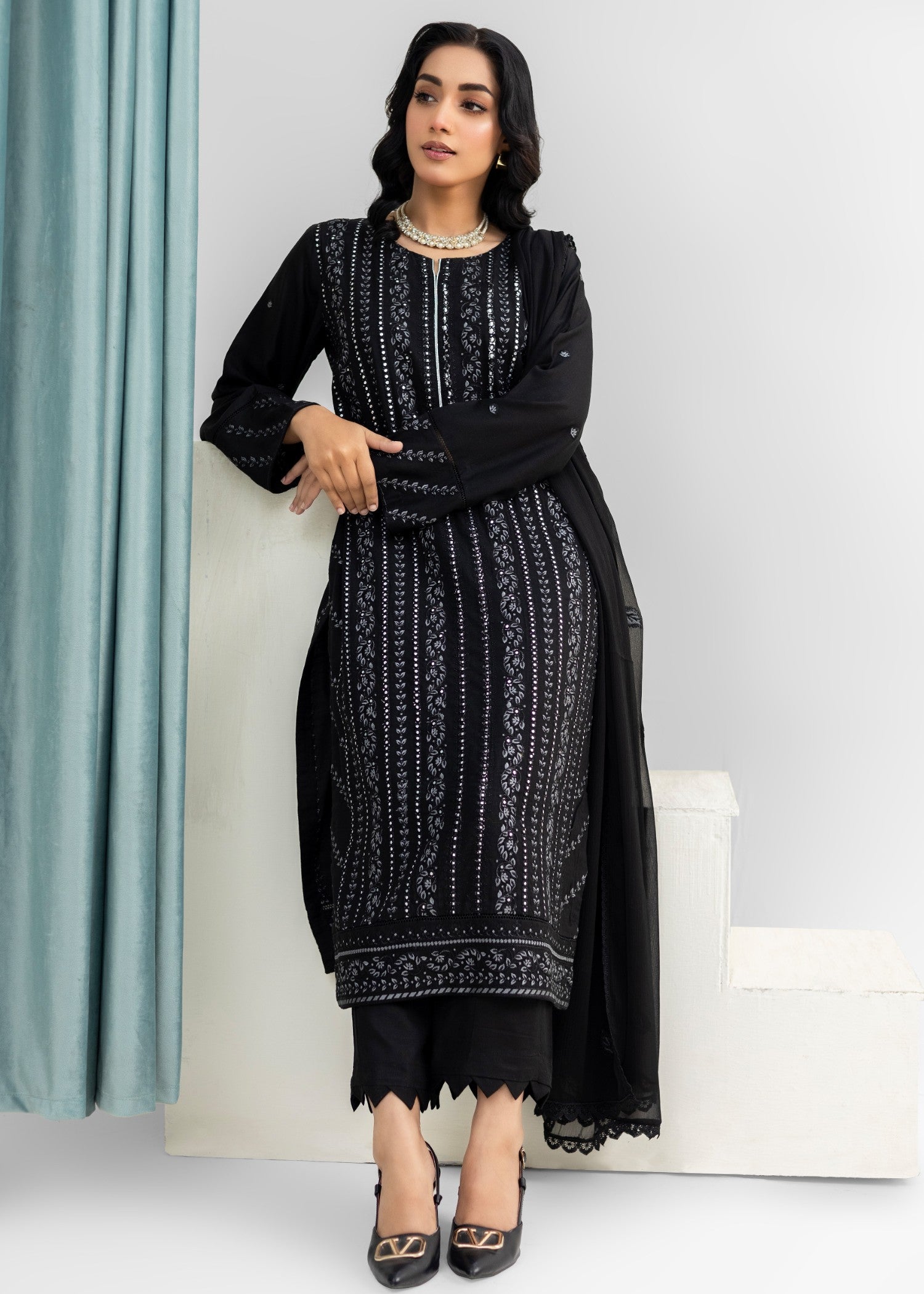 Style Saga 2221 Black Women 3pcs
