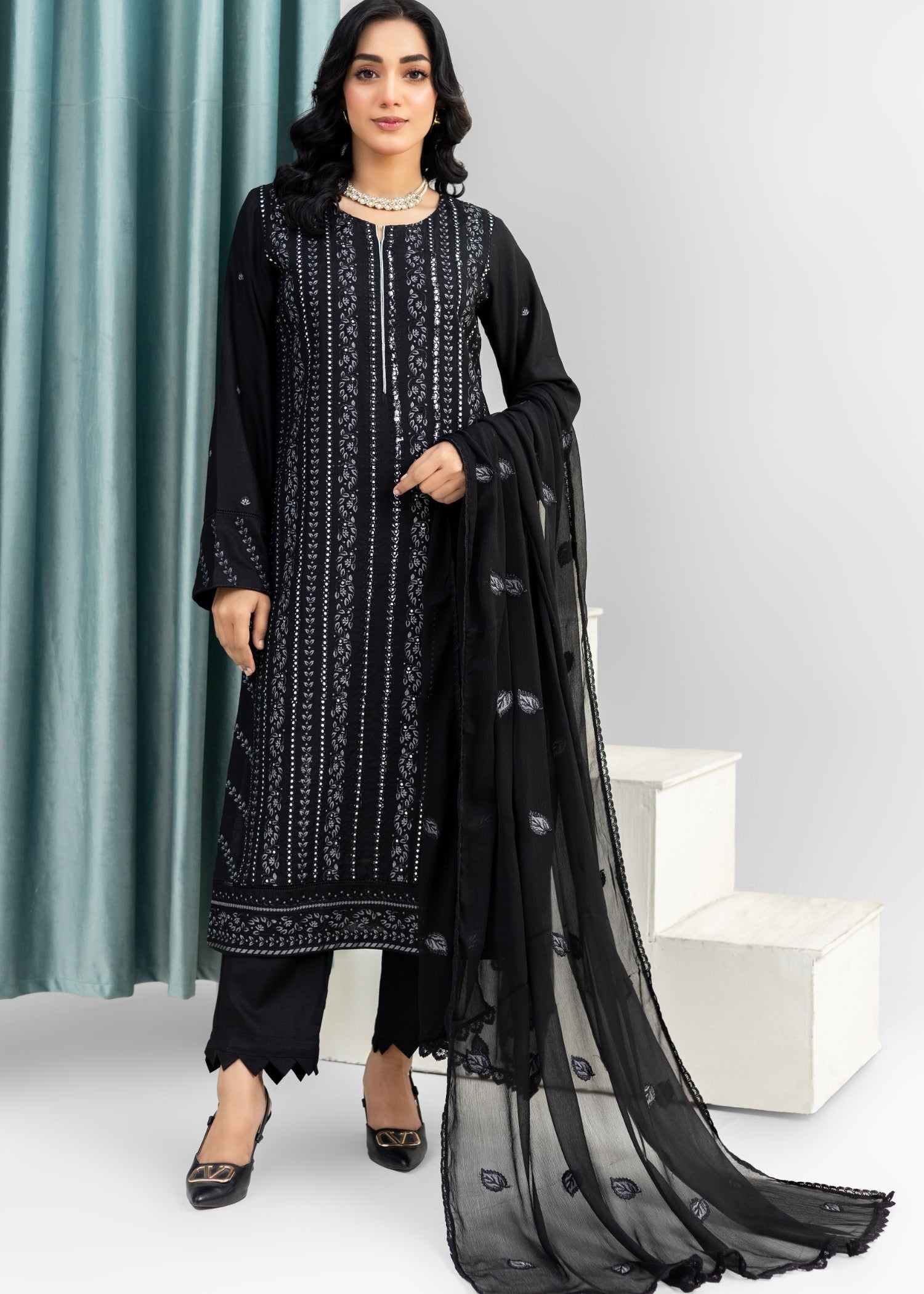 Style Saga 2221 Black Women 3pcs